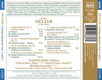CD Iwan Müller: Clarinet Quartets Nos. 1 And 2 329373