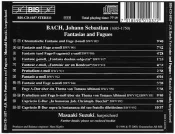 CD Johann Sebastian Bach: Fantasias & Fugues 523378