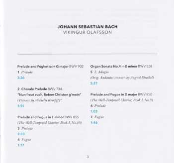 2CD Víkingur Ólafsson: J. S. Bach · Works & Reworks 3321