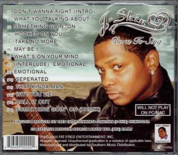 CD J-Shin: Born To Sing 
