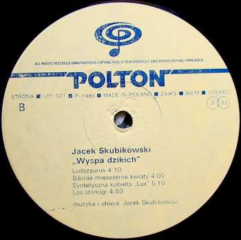 LP Jacek Skubikowski: Wyspa Dzikich 41787
