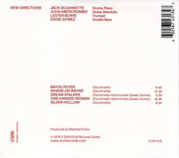 CD Jack DeJohnette: New Directions 121099