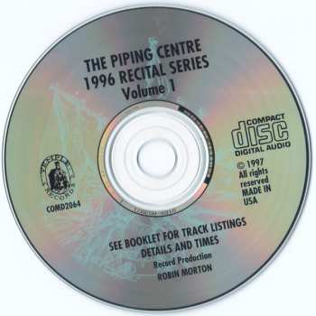 CD Jack Lee: The Piping Centre 1996 Recital Series - Volume 1 257855