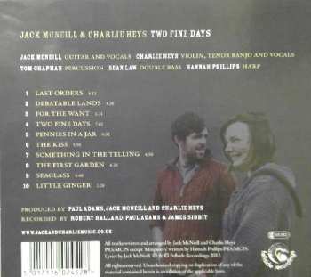CD Jack McNeill: Two Fine Days 456813
