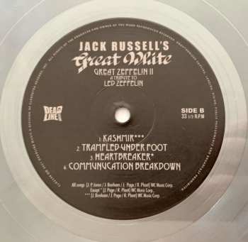LP Jack Russell's Great White: Great Zeppelin II: A Tribute To Led Zeppelin LTD | CLR 240870