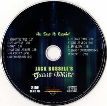 CD Jack Russell's Great White: He Saw It Comin' 15514