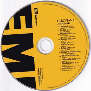 CD Jack Savoretti: Europiana 57149