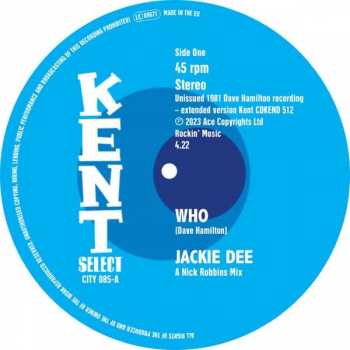 Jackie Dee: Who