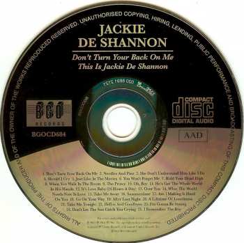 CD Jackie DeShannon: Don't Turn Your Back On Me / This Is Jackie De Shannon 144908