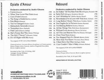 CD Jackie Gleason: Opiate D' Amour / Rebound 251626