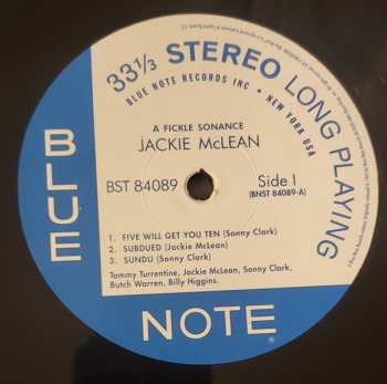 LP Jackie McLean: A Fickle Sonance 147443