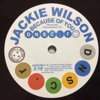 Jackie Wilson: Because Of You / You Don’t Have To Worry
