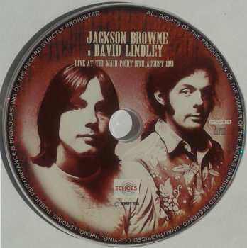 CD Jackson Browne: Live At The Main Point 15th August 1973 487622