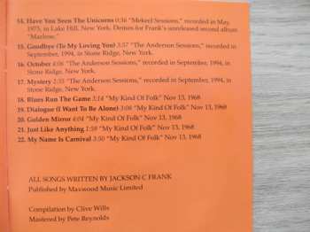 CD Jackson C. Frank: American Troubadour 355185