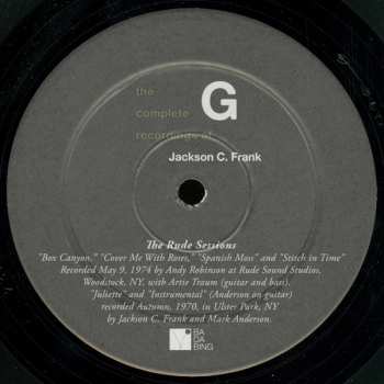 2LP Jackson C. Frank: The Complete Recordings Vol. 2 355667