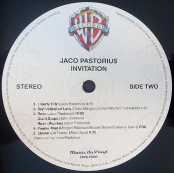 LP Jaco Pastorius: Invitation 18248