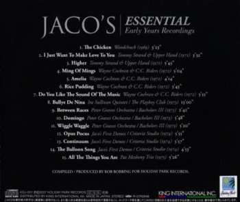 CD Jaco Pastorius: The Early Years Recordings 444980