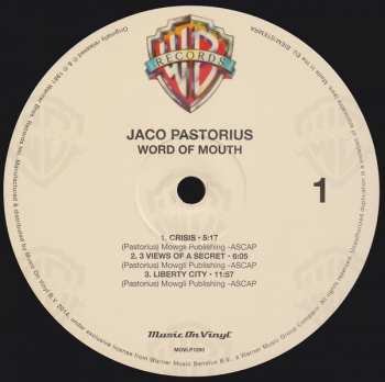 LP Jaco Pastorius: Word Of Mouth 40763