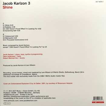 LP Jacob Karlzon Trio: Shine 65158
