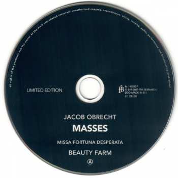 2CD Jacob Obrecht: Masses LTD 339770