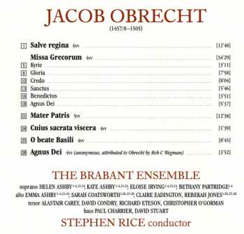 CD Jacob Obrecht: Missa Grecorum & Motets 261914