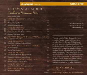 CD Jacques Arcadelt: Le Divin Arcadelt: Candlemas In Renaissance Rome 327850