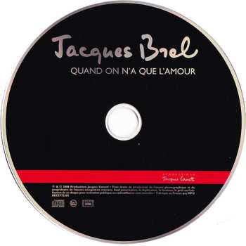 CD Jacques Brel: Quand On N'A Que L'Amour 463001