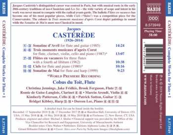 CD Jacques Casterède: Complete Works For Flute • 1 441101