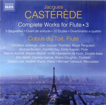 Jacques Casterède: Complete Works For Flute • 3