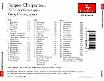 3CD Jacques Charpentier: 72 Etudes Karnatiques 311235
