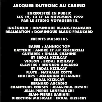 CD Jacques Dutronc: Dutronc Au Casino 273956