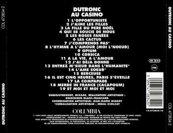 CD Jacques Dutronc: Dutronc Au Casino