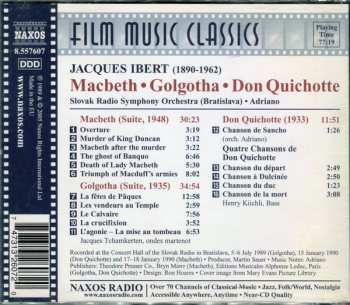 CD Jacques Ibert: Macbeth • Golgotha • Don Quichotte 123623