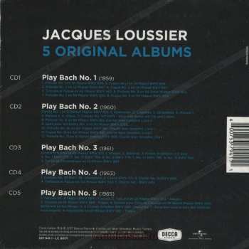 5CD Jacques Loussier: 5 Original Albums 188788