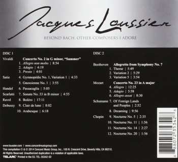2CD Jacques Loussier: Beyond Bach, Other Composers I Adore 467830