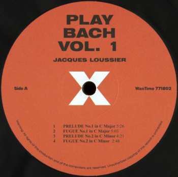 LP Jacques Loussier: Play Bach No.1 LTD 77718