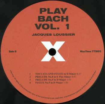 LP Jacques Loussier: Play Bach No.1 LTD 77718