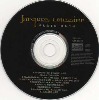 CD Jacques Loussier: Plays Bach 471170