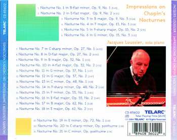 CD Jacques Loussier: Impressions Of Chopin's Nocturnes 322168