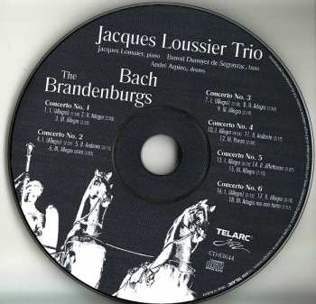 CD Jacques Loussier Trio: Bach The Brandenburgs 351205