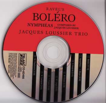 CD Jacques Loussier Trio: Ravel's Bolero 150512
