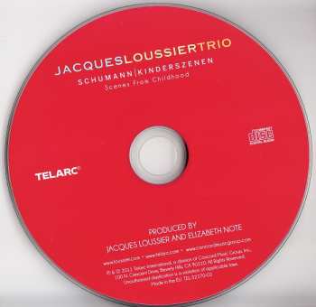 CD Jacques Loussier Trio: Schumann | Kinderszenen - Scenes From Childhood 349395
