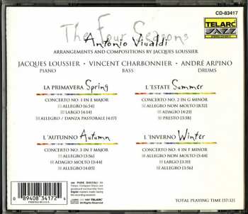 CD Jacques Loussier Trio: Vivaldi: The Four Seasons 363661