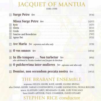 CD Jacquet of Mantua: Missa Surge Petre & Motets 523404