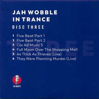 3CD Jah Wobble: In Trance 102211