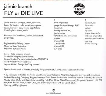 2CD Jaimie Branch: Fly Or Die Live 192145
