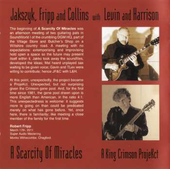 CD Jakko M. Jakszyk: A Scarcity Of Miracles (A King Crimson ProjeKct) 31571