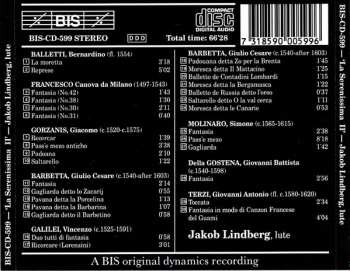CD Jakob Lindberg: La Serenissima II (Lute Music In Venice 1550-1600) 530959