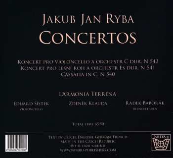 CD Jakub Jan Ryba: Concertos 412644