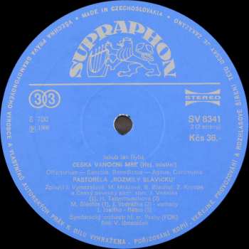 LP Jakub Jan Ryba: Česká Mše Vánoční